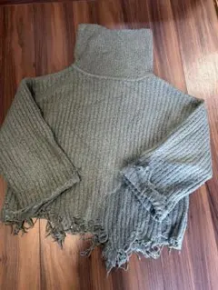 Ciaopanic Typy ダメージアシメタートルニット　120〜130