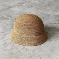 M】NOROLL 23ss DETOURS RAFFIA HAT BROWN - メルカリ