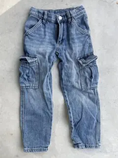 子供服 ZARA カーゴデニムパンツ サイズ6 (116cm)
