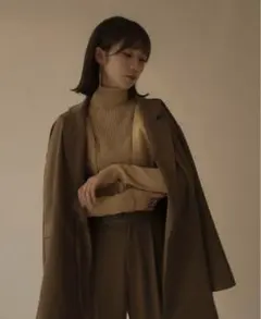 eaphi waist rope slit jacket