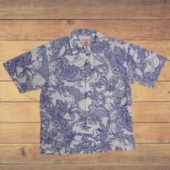 希少【MANGO】アロハシャツ かりゆしシャツ M 沖縄製のサムネイル