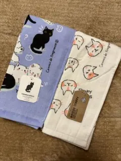 新品　新徳丸　猫フェイスタオル　ゆる猫ワールドデザインフェイスタオル　100%のサムネイル