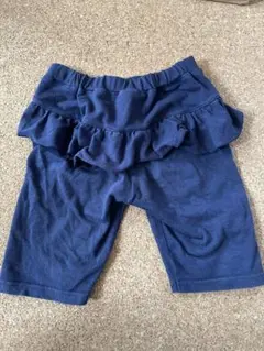 UNIQLO ネイビー フリル付きショートパンツ 100cm