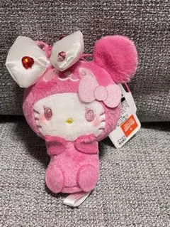 【新品】サンリオ パンダ ハローキティ デコ盛れマスコット