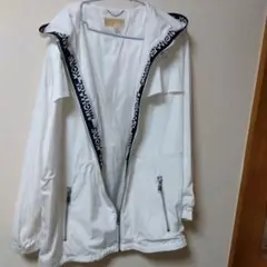 値下げ中。MICHAEL KORS ナイロンジャケット ホワイトロゴテープ