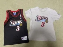 NBA アイバーソン シクサーズ ユニフォーム Tシャツ　セット