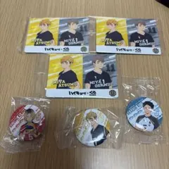 ハイキュー‼︎ くら寿司 缶バッジ カード