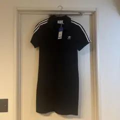 アディダス　襟付きTシャツワンピース　HM2162　ブラック　3XLサイズ　新品
