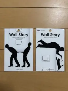 Wall Story Ojisann Series 壁用ステッカー　２種類セット