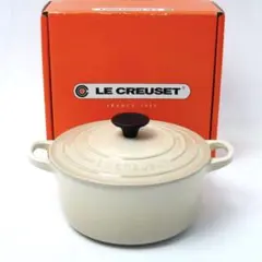 【美品】LE CREUSET　ココット ロンド デューン　18cm