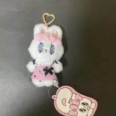エスターバニークロッキーシリーズ ドットワンピースマスコット 白