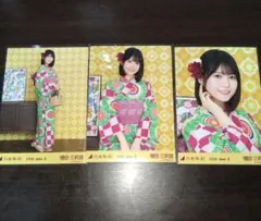 乃木坂46　生写真　コンプ　真夏の全国ツアー　浴衣　増田三莉音のサムネイル