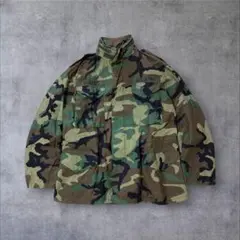 【90s】ウッドランドカモUSA迷彩カモ柄M-65フィールドジャケットミリタリー