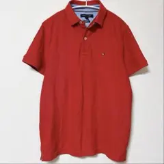 TOMMY トミーヒルフィガー ポロシャツ カスタムフィット S