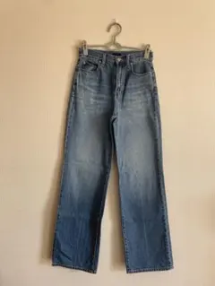 【美品】UNIQLO ライトブルーデニム サイズ23(58.5)