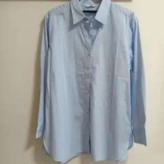 UNIQLO コットン長袖シャツ XL ライトブルー