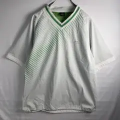 TIGORA Vネック 半袖スポーツシャツ Lサイズ