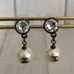 CHANEL パール ピアス 片耳のみ ココマーク - メルカリ