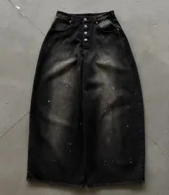 Wish For Everブラックデニム バギーデニム