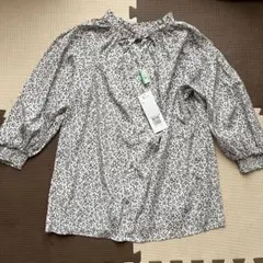 新品未使用　オフオン　七分袖ブラウス