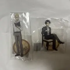 エルヴィン リヴァイ アクリルスタンド プリンセスカフェ コラボ 進撃の巨人