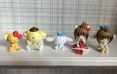 サンリオスペシャルコラボマスコット　ガシャポン　5体セット