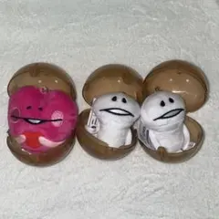 おさわり探偵なめこ栽培キット ぬいぐるみ マスコット 3個セット ガチャ