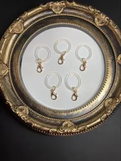 アンブレラマーカー5個セット（ゴールド）