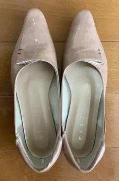 銀座ワシントン WASH パンプス ベージュ　Mサイズ
