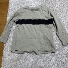 zarakidsライトカーキ長袖Tシャツ☆116cm