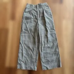 ウエストゴム ワイドパンツ