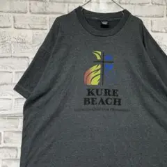 USA製90sヴィンテージTシャツ！シングルステッチグレー半袖古着　2XL724