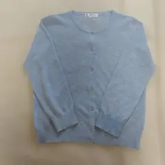 KUMIKYOKU 組曲 カーディガン サイズ 2 ライトブルー 春色 薄手