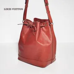 LOUIS VUITTON ルイヴィトン エピ ショルダーバッグ 巾着 レッド
