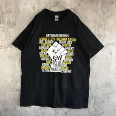 Y3827古着　Tシャツ 黒　90s Y2K