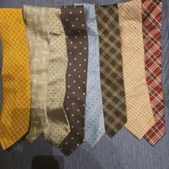 ネクタイ 8本セット 絹　ほぼ日本製