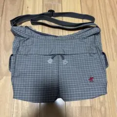 【最終お値下げ済】B.H.P.C チェック柄 ショルダーバッグ グレー
