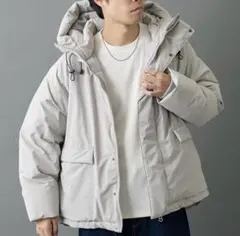 新品タグ付き COLONY2139 クロップド中綿フードジャケット ダウン