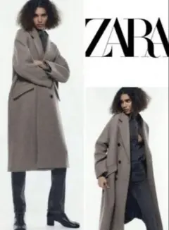 ザラ ZARA MANTECO チェスターコート ダブル オーバーサイズ ZARAのオーバーサイズコートは絶対買った方が良い！！【今週コレ