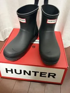 美品 HUNTER ハンター プレイブーツ ショート EU38 24 黒 箱付 美品 HUNTER ハンター プレイブーツ ショート EU38 24 黒 箱付 - メルカリ
