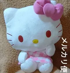 平成レトロ キティぬいぐるみ タオルキャップとバスタオル バスローブ