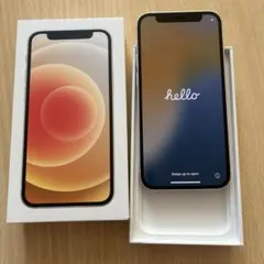 19日迄★美品★Apple iPhone12 mini 64GB ホワイト動作品