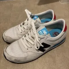 New Balance スニーカー ホワイト/ブラック/レッド/ブルー