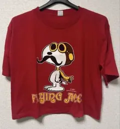 スヌーピー フライングエース Tシャツ 赤のサムネイル
