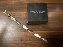 MILK BOY スパイクスタッズレザーブレスレット バングル カップスリーブ MILK BOY スパイクスタッズレザーブレスレット バングル カップ