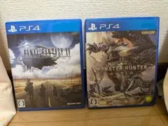 PS4 ファイナルファンタジーXV モンスターハンターワールド 2本セット