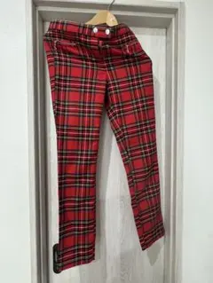 2026年最新】タータンチェック パンツ 赤の人気アイテム - メルカリ
