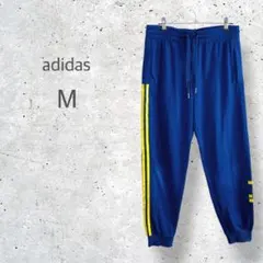 【adidas】　トラックパンツ　ジャージ　ロゴプリント　スリーライン　ジム