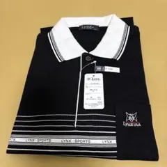 タグ付き未使用品　Lynx ゴルフ長袖シャツ M ブラック