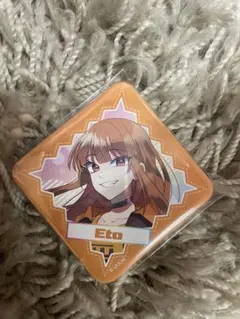 カラフルピーチ えと スクェア缶バ